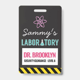 科学パーティーIDバッジ バッジ