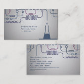 科学ビジネス名刺 名刺 (正面/裏面)