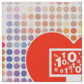 科学ファン ファブリック (クローズアップ)