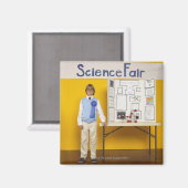 科学フェアの勝者 マグネット (正面/裏面)