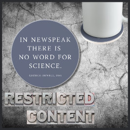 科学フリーオーウェル引用文の検閲 コースター