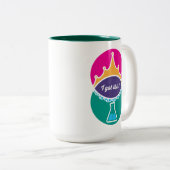 科学プリンセスはっきりした(Mug) ツートーンマグカップ (正面右)