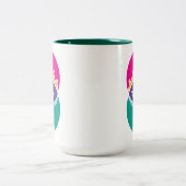 科学プリンセスはっきりした(Mug) ツートーンマグカップ (中央)