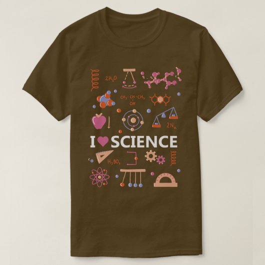 科学プレミアムが大好き Tシャツ (デザイン正面)