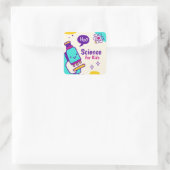 科学プログラムラベル,新学期活動 スクエアシール (バッグ)