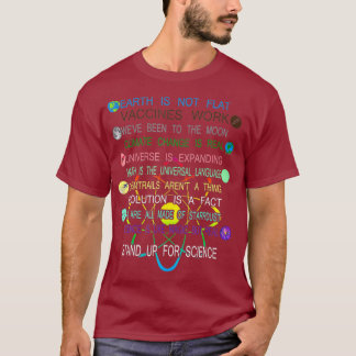 科学プロ科学グラフィッククールのために立ち上がる Tシャツ