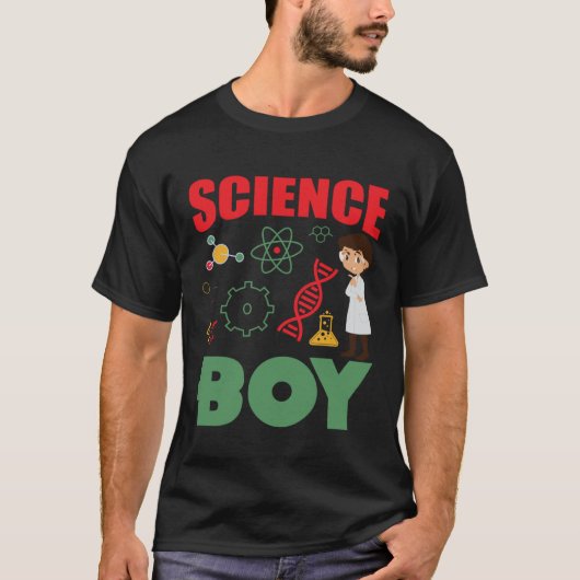 科学ボーイI化学 Tシャツ (正面)