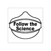 科学マス後を追ク2x2インチのゴムスタンプ ラバースタンプ (インプリント)