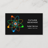 科学モダン原子構造 名刺 (正面)