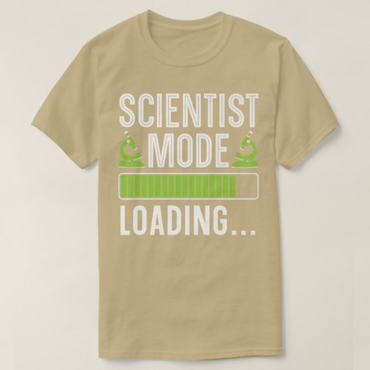 科学モード負荷科学者生物学化学P Tシャツ (デザイン正面)