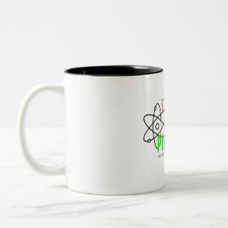 科学ユーモアのある核プルトニウムTシャおもしろいツ ツートーンマグカップ