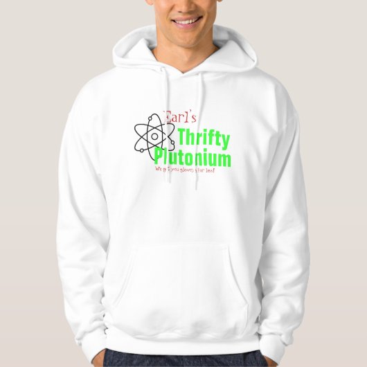 科学ユーモアのある核プルトニウムTシャおもしろいツ パーカ (正面)