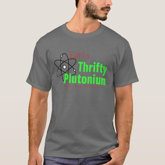 科学ユーモアのある核プルトニウムTシャおもしろいツ Tシャツ (正面)