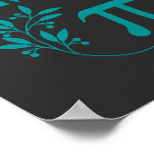 科学ユーモアMmmm Pi日 ポスター (角)