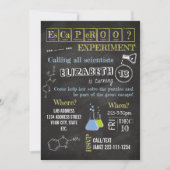 科学ラブエスケープルーム招待状 招待状 (正面)