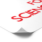 科学保実験に集中 ポスター (角)