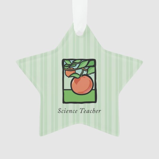 科学先生ありがとうApple オーナメント (正面)