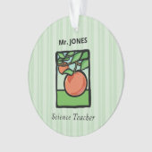 科学先生ありがとうApple オーナメント (正面)