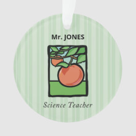 科学先生ありがとうApple オーナメント