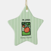 科学先生ありがとうApple セラミックオーナメント (右)