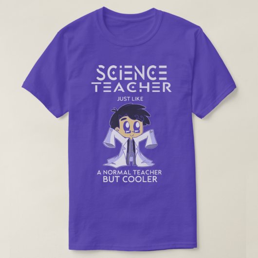 科学先生ちょうど普通の先生がコール Tシャツ (デザイン正面)
