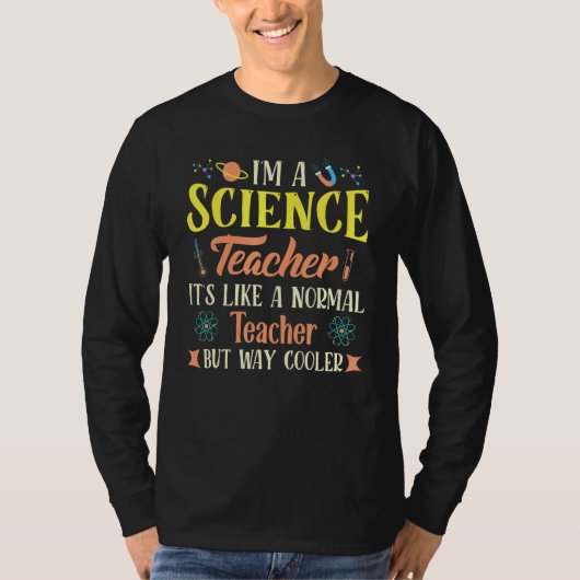 科学先生は普通の先生のようだがTクールだ Tシャツ (正面)