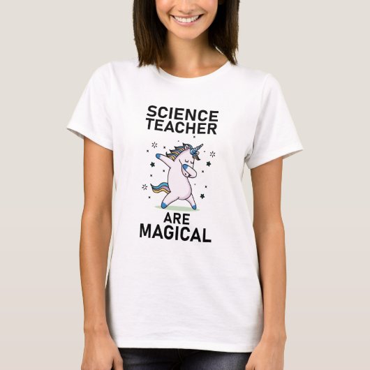 科学先生は魔法だ – Unicorn愛好家 Tシャツ (正面)