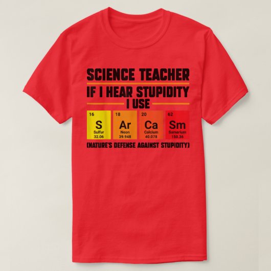 科学先生もし2162年の愚か教えさを聞く Tシャツ (デザイン正面)