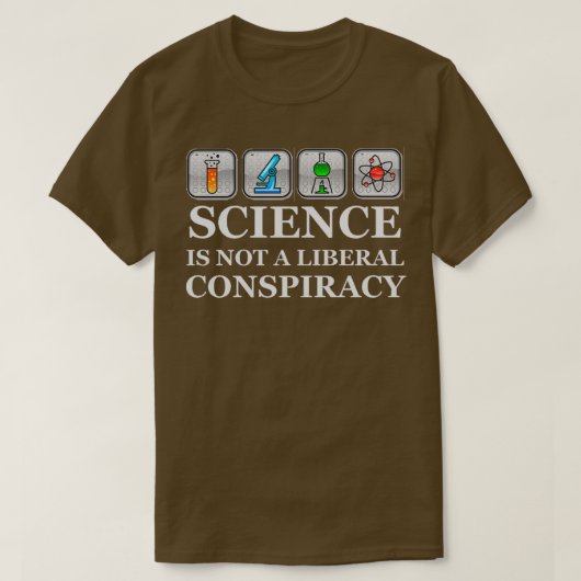 科学先生ギフト科学は悪自由主義のい Tシャツ (デザイン正面)