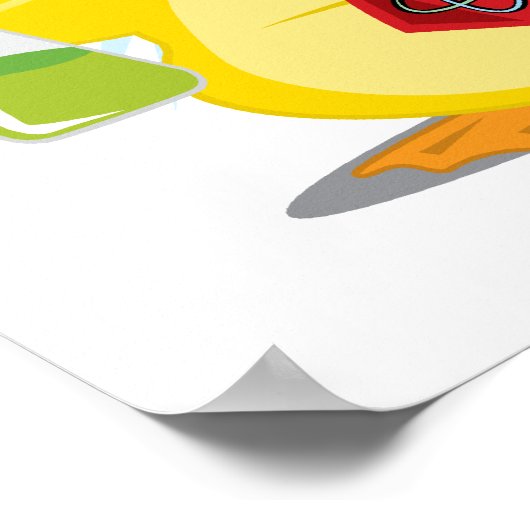 科学先生ダック ポスター (角)