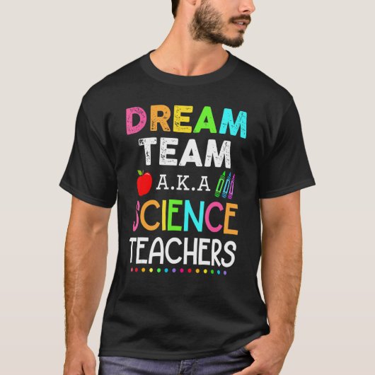 科学先生ドリームチーム赤科学先生 Tシャツ (正面)
