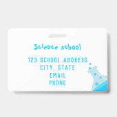 科学先生バッジ バッジ (裏面)