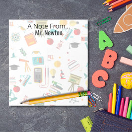 科学先生パーソナライズされたプリントリンゴ本 ノートパッド