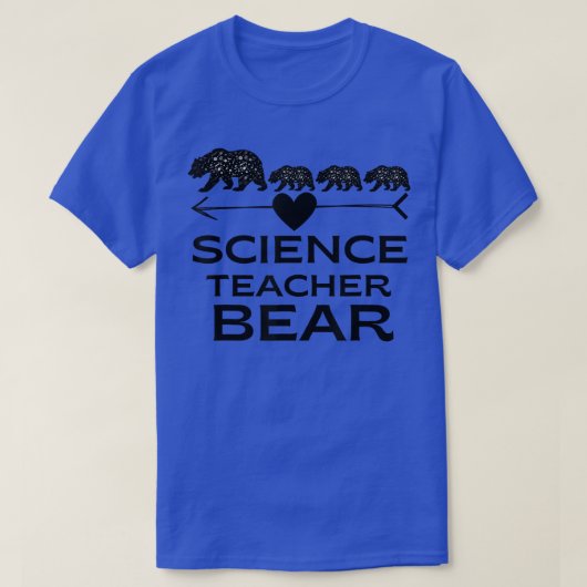 科学先生ベア科学おもしろい先生Apprec Tシャツ (デザイン正面)