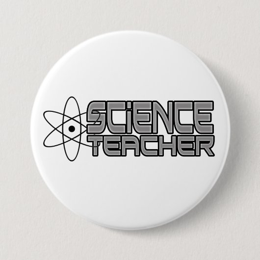 科学先生ボタン 缶バッジ (正面)