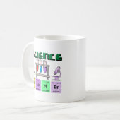 科学先生マグカップ、先生コーヒーマグカップのギフト コーヒーマグカップ (正面左)