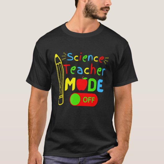 科学先生モードの休学最終日 Tシャツ (正面)