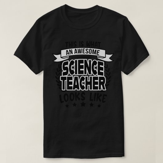 科学先生ユーモアことわざギフト Tシャツ (デザイン正面)