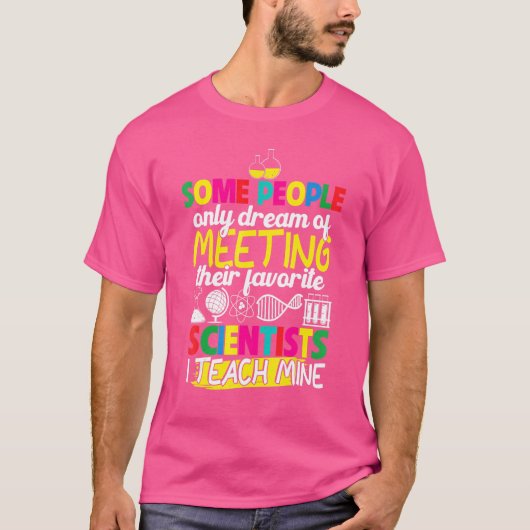科学先生一部の人々のみ夢 Tシャツ (正面)