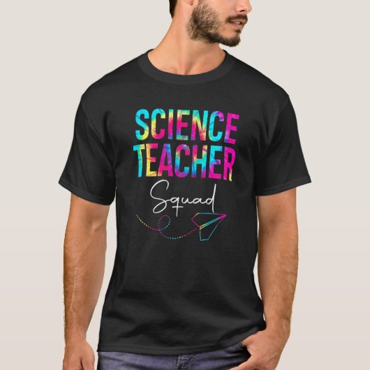 科学先生分隊絞り染め新学期2022 Tシャツ (正面)