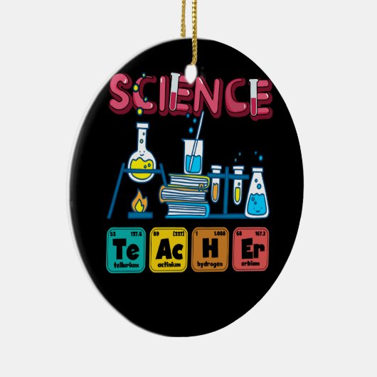 科学先生化学生物学物理先生 セラミックオーナメント (右)