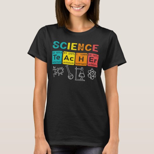 科学先生化学生物学物理先生 Tシャツ (正面)