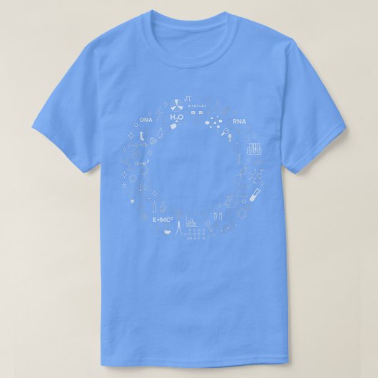 科学先生化学生物学物理学学生 Tシャツ (デザイン正面)