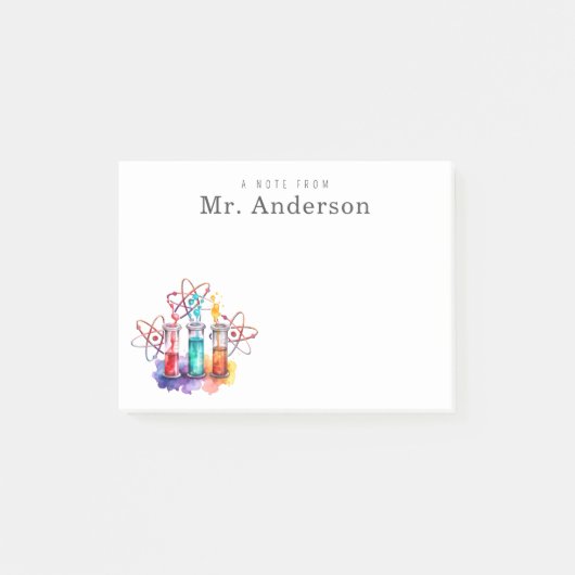 科学先生化学試験管 ポストイット (正面)