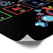 科学先生周期表化学元素 ポスター (角)