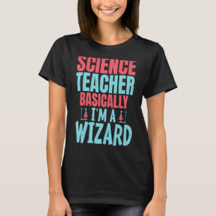 科学先生基本的には魔法使い Tシャツ