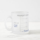 科学先生学生ラボビーカー卒業ギフト フロストグラスマグカップ (左)