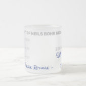 科学先生学生ラボビーカー卒業ギフト フロストグラスマグカップ (中央)