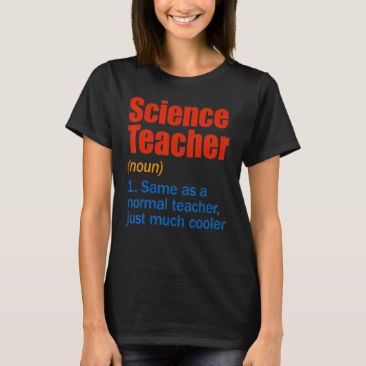 科学先生定義新学期最初のD Tシャツ (正面)