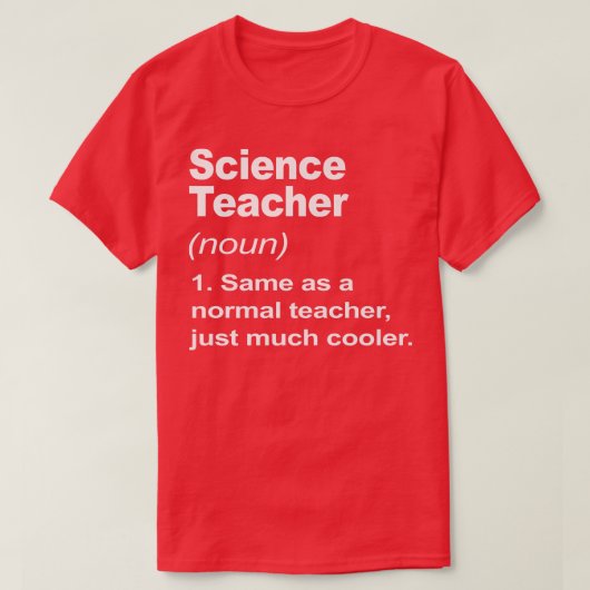 科学先生定義2023新学期茶 Tシャツ (デザイン正面)